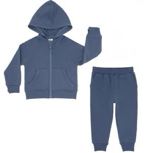 Little Sleepies Vintage Navy Hoodie & Jogger Set
